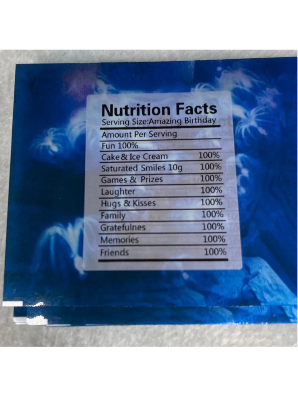 Blue Avatar Water Bottle Clings Party Supplies Birthday